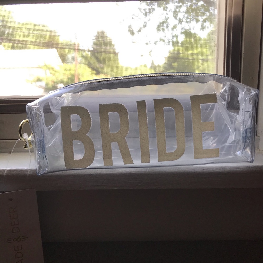 Bride makeup bag